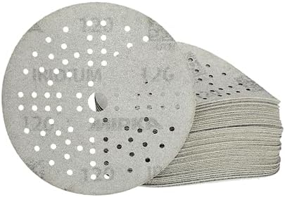 Mirka Sandpaper Discs Iridium 5 Inch 89 Holes Hook and Loop
