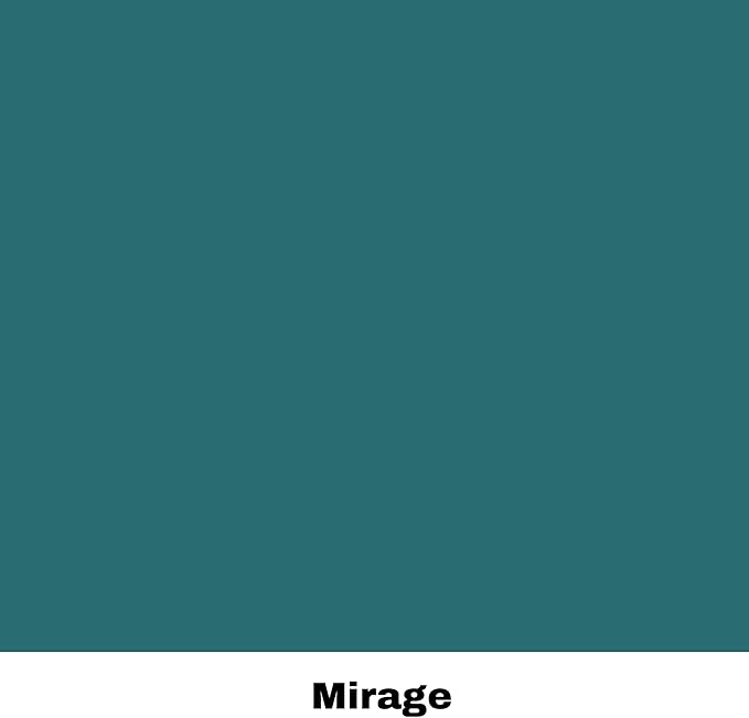 Dixie Belle Silk All-in-One Mineral Paint - Mirage (4oz) - Calm Blue-Green Water Based Built-In Primer + Topcoat for Wood + Metal - Durable Furniture Paint - Low Reflective Finish