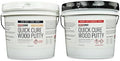 System Three Quick Cure Putty, Red Oak, 2-Gallon Kit