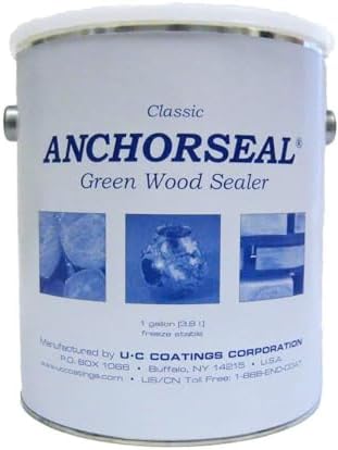 ANCHORSEAL Classic Log and Lumber End Sealer, Prevents Checking, 5 Gallon