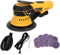350W 3A Electric Random Orbital Sander with Pluggable Wire, Central Vacuum, Sanders for Woodworking, Primary Wood and Panel Processing