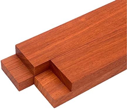 Barrington Hardwoods Padauk Lumber Board - 3/4" x 2" (4 Pieces) (3/4" x 2" x 12")