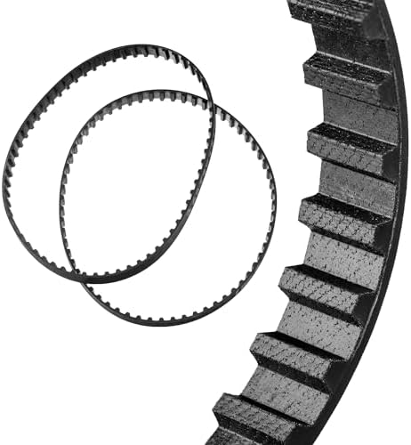 SANDER Drive Belt set of 2 Fits - WEN 6524 BENCH TOP OSCILLATING SPINDLE SANDER - High Strength Rubber Belt - Replacement Drive Belt - Made In The USA!- Toothed Drive Belt
