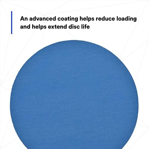 3M Stikit Blue Abrasive Disc Roll 36272, No Hole, Primer Sanding, E-Coat Sanding, Paint Preparation, 400 Grade, 5 in, 100 Discs/Roll