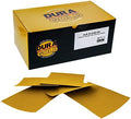 Dura-Gold Premium 1/4 Sheet Gold Sandpaper Sheets, 180 Grit (Box of 400)