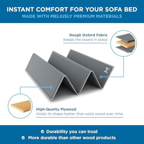 Meliusly Sleeper Sofa Bed Support Board Twin (36x48) - Heavy Duty Wood