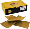 Dura-Gold Premium 1/4 Sheet Gold Sandpaper Sheets, 600 Grit (Box of 400)