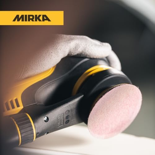 Mirka Abranet 3 Inch 80 Grit Mesh Sanding Discs, Hook and Loop, 50 Pack