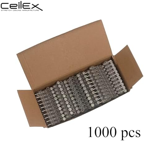 1000x Collated Concrete Nails 7/8 Inch (22mm) for Hilti BX 3 (BX3) Cordless Concrete Nailer, B3 MX Collated Strip, Full Round Head Hardened Steel Pins for Metal Track, Drywall & Concrete