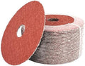VSM 25-Pack - 5 inch 36 Grit (Coarse) - Ceramic Plus Resin Fiber Disc with Top-Size, Tear-Resistant Fiber Backing, Durable, Hand-Held Machine Compatible Sanding Discs