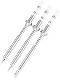 3PCS Soldering Iron Tips,TS100 Series Rapid Heating Replacement Tip for Pinecil TS100 | TS101 Soldering Iron,Easy to Instal Solder Accessories (TS100-3)