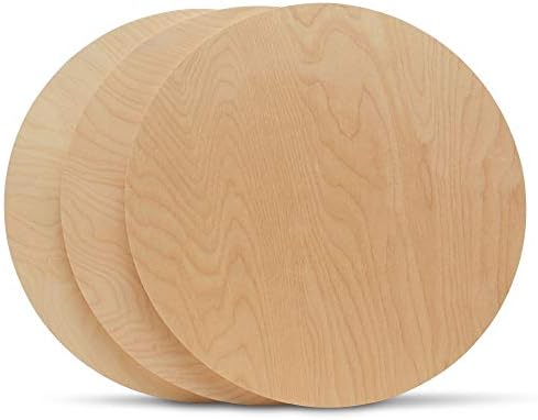 Wood Circles 24 inch 1/2 inch Thick, Unfinished Birch Plaques, Pack of 1 Wooden Circle for Crafts and Blank Sign Rounds, by Woodpeckers