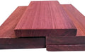 Purpleheart Wood Ends & Cutoffs Box – 10 –12 Pieces Tropical Hardwood S4S Scrap Lumber