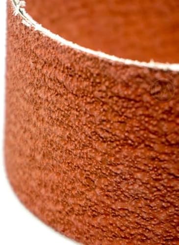 Benchmark Abrasives 2" x 36" Ceramic Sharpening Sanding Belts for Grinding Deburring Polishing Rust Removal on Metal, Stainless Steel, and Carbon Steel, Use with Belt Disc Sander (6 Pack) - 40 Grit
