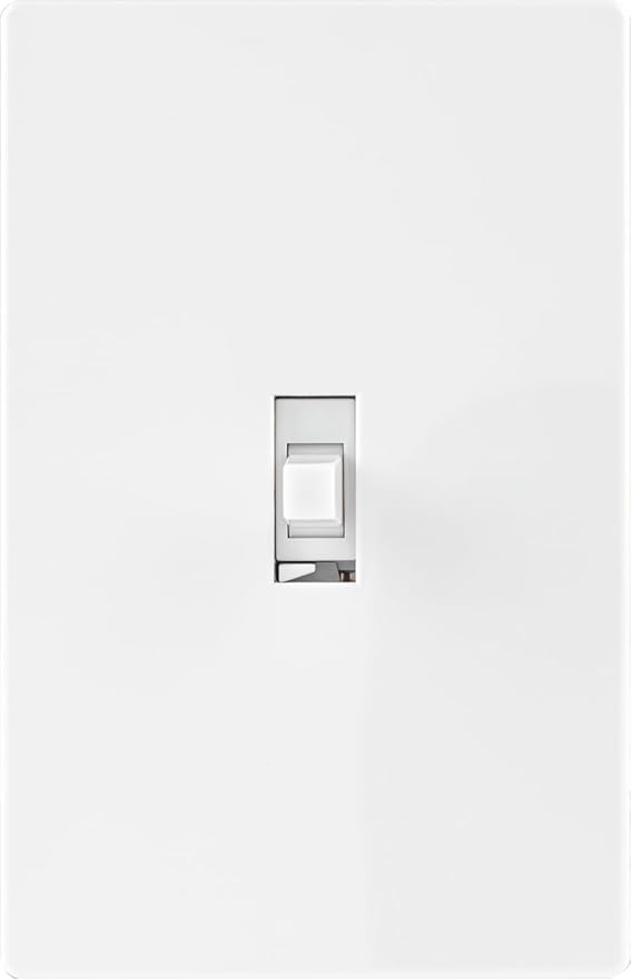 Enbrighten 800 Series Z-Wave Toggle Dimmer, Long Range 800LR, Quick Fit, Simple Wire, Direct 3-Way (No Add-On Switch Needed), Smart Hub Required, Compatible with Alexa, Google Home, 76595