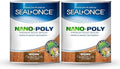 SEAL-ONCE Nano+Poly Wood Sealer and Waterproofer, Brown, 2 Gallon