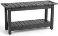 35" Shower Bench, Waterproof HIPS Shower Stool for Shaving Legs