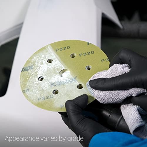 MaxFilm Ultra Premium 6 inch Sanding Discs, P600, 7 Holes, Hook & Loop, 521-0600, 50 discs