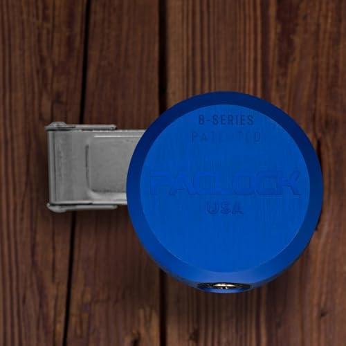 PACLOCK's 8-Series Stepped-Back Puck, Standard Rekeyable (SR), Keyed Alike U-Pick!, 304 Stainless Steel