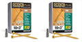 Deck Plus Deck Screws, #10 x 3in, 730 Pack, Tan
