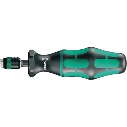 Wera 05074720001 Kraftform 7465 Hexagon Torque Screwdriver, 1/4" Head, 2.5-11.5"/lbs Pre-Set Adjustable Torque Range