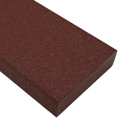BuyPlastic Tangent Poly Lumber - Cherrywood, 2x4 (1.5" x 3.5"), 72" Length - HDPE Plastic Board for Outdoor Furniture and More