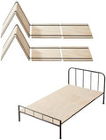 VEVOR Bunkie Board Twin Size, 35" x 71" Foldable Box Spring, 0.4" Thicker Wooden Bed Boards for Under Mattress, Bed Slats with No Assembly Required, Easy-to-use Bed Support Board