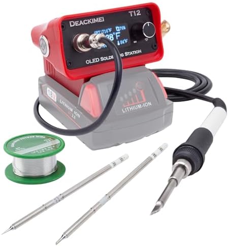 Soldering Station for Milwaukee M18 18V Battery,Cordless Soldering Iron Kit