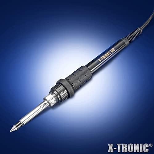 X-Tronic Model 9060-PRO-X • 200 Watt Stained Glass Soldering Iron Station w/4 Soldering Tips • Temp: 392°F - 842°F/200°C - 450°C • °C/°F Conversion • 0-30 Minute Sleep Timer.