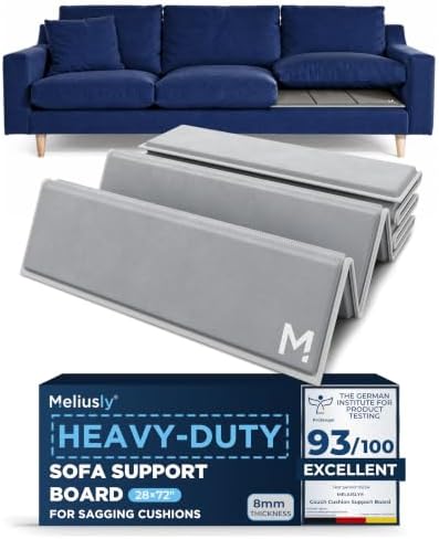 Meliusly Couch Cushion Support Board for Sagging Sofa Cushions (28x72)