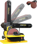 Woodskil 4.3A Belt Disc Sander Combo for Woodworking,4x36" Belt,6" Disc