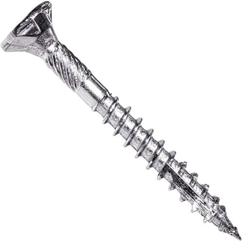 Jake Sales #8 x 1-1/2" Silver Star Stainless Steel Wood Screw Torx/Star Drive Head - Grade 305 Stainless Steel Torx/Star Drive Wood Screws - (1 Pound - 197 Approx. Screw Count)
