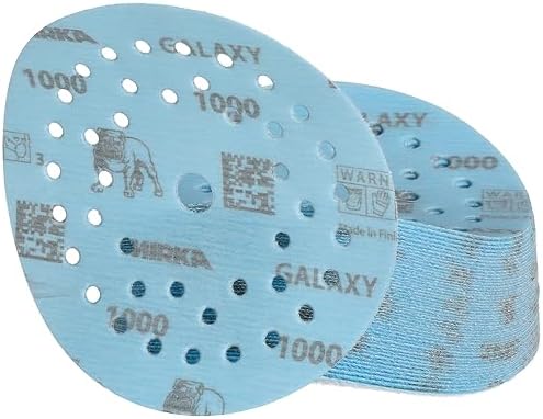Mirka Galaxy Multifit 5'' Ceramic Sandpaper 1000 Grit Hook & Loop 50 Pack