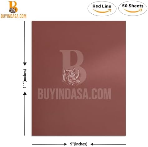 INDASA Rhynowet Red Line Wet Dry Sanding Sheets 9 x 11 Inch 2000 Grit Waterproof Latex Backing Abrasive Paper for Wood Metal Automotive Surface Prep Pack of 50
