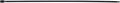 Gardner Bender 46-315UVB DoubleLock Cable Tie, 14 inch, 75 lb, Electrical Wire and Cord Management, Nylon Zip Tie, 100 Pk, Black