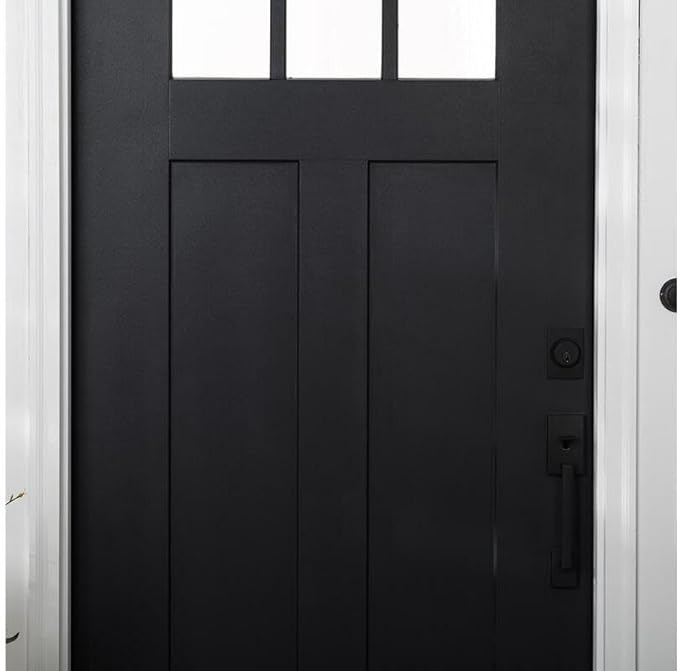 Rust-Oleum 369383 Advanced Dry Door & Trim Paint, Quart, Satin Black