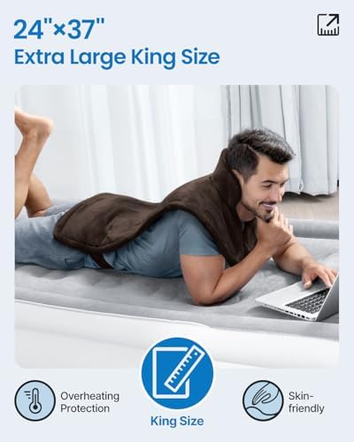RENPHO Large Heating Pad for Back, Christmas Gift for Men Dad Husband