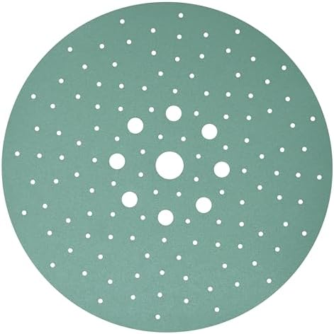 Serious Grit - 225mm (9-Inch) P120 Grit Drywall Sanding Discs - 25 Pack Box