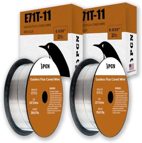 PGN E71T-11 .030" + .035" Gasless Flux Core Welding Wire 2 lb