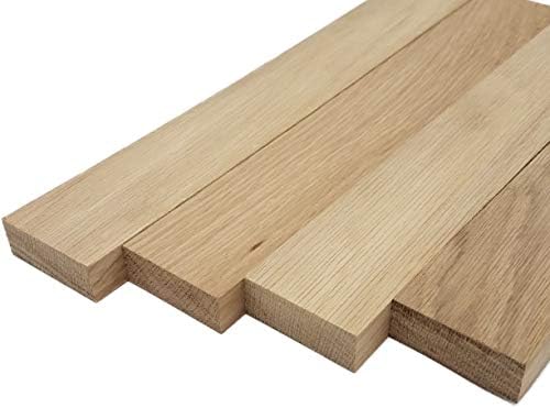Barrington Hardwoods White Oak Lumber Board - 3/4" x 2" (4 Pieces) (3/4" x 2" x 36")