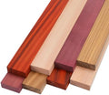 8 Pcs Exotic Hardwood Lumber 3/4" X 2" X 12"
