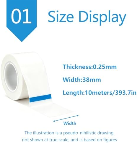 PTFE Tape Thin Film Adhesive White Teflon Fabric Tape