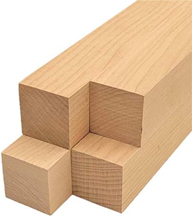 Barrington Hardwoods Maple Lumber Square Turning Blanks (4 Pieces) (1.5" x 1.5" x 18")