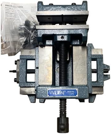 Wilton Cross-Slide Drill Press Vise, 5" Jaw Width & Max Opening, 1-1/2" Jaw Depth (Model CS5)