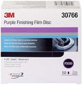 3M 30766 6" P2000 Grade Purple Finishing Film Hookit Disc