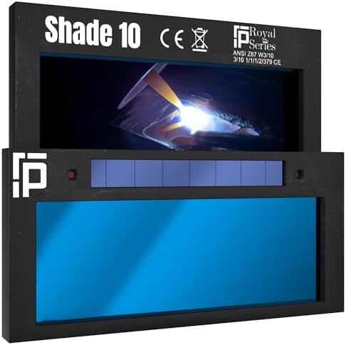 Ridge Products | HD Shade 10 Auto Darkening Welding Lens | Cool Blue Welding Lens 2x4 1/4 | Shade 10 Welding Lens Auto Darkening | Perfect for a Sugar Scoop Welding Hood or Pancake Welding Hood
