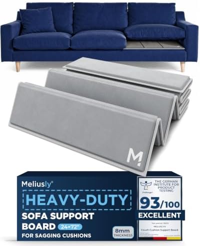 Meliusly Couch Cushion Support Board for Sagging Sofa Cushions (24x72)