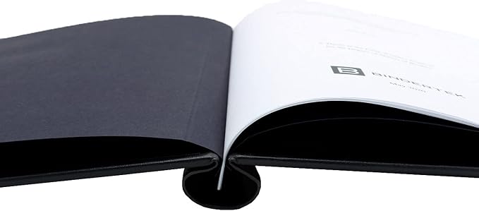 Faux Leather Springback Thesis Binder - Green, 2" Spine, by Bindertek