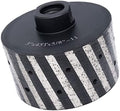 3 Inch Diamond Drum Wheel Resin Filled Zero Tolerance Coarse Grit with 5/8"-11 Thread for Granite Marble Concrete