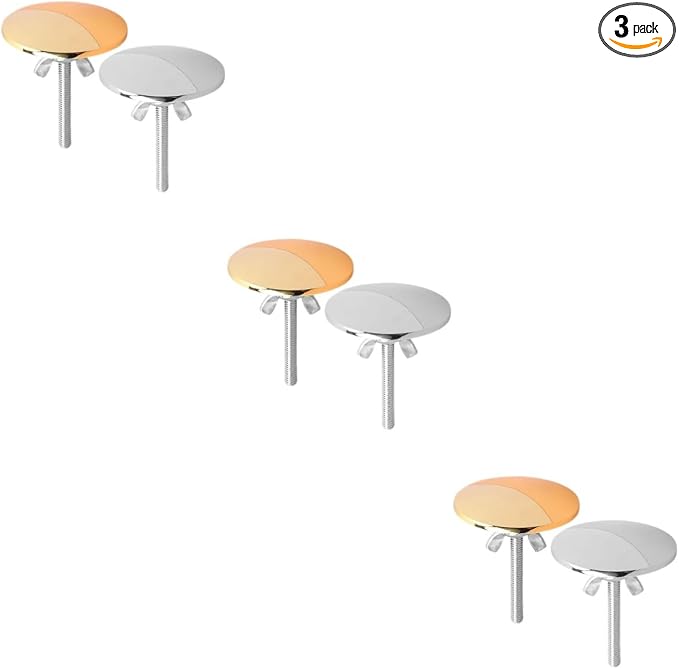 OSALADI 6pcs Sink Hole Cover Faucet Hole Stoppers for Kitchen and Bathroom Leak Washbasin Stylish and Design Easy Installation